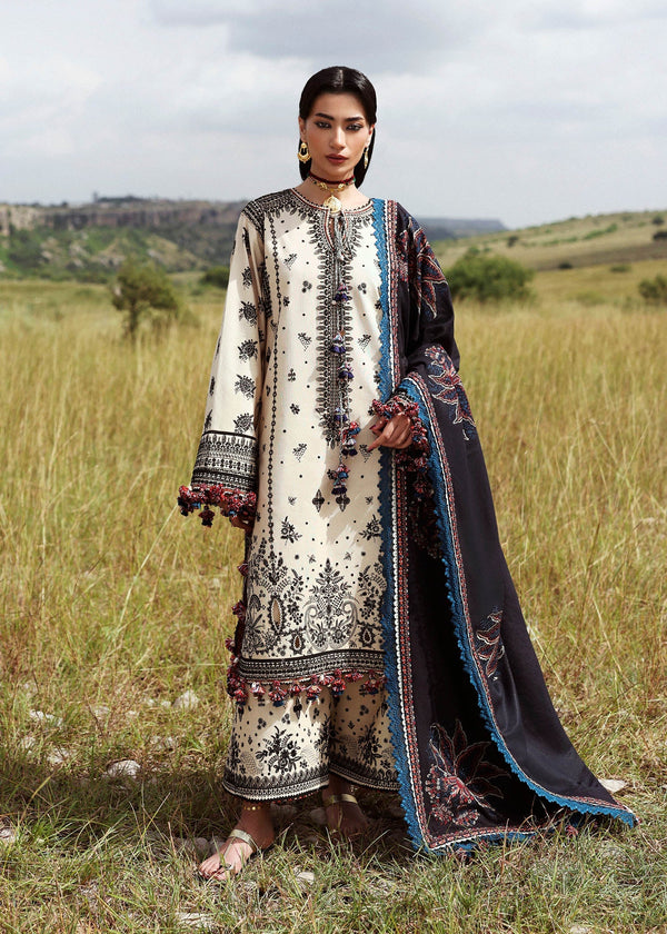 Hussain Rehar | Khaddar 25 | Dhanak by Hussain Rehar - Designer Dress - Type : Ladies Clothes - Available at Libayah - 100% Original 