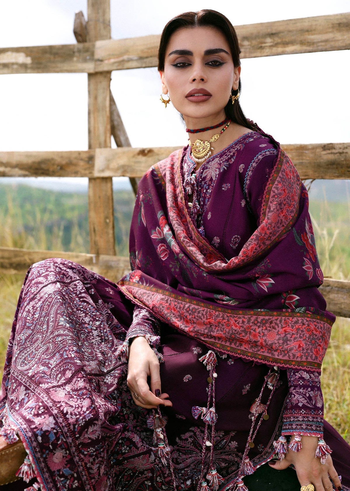 Hussain Rehar | Khaddar 25 | Jamni by Hussain Rehar - Designer Dress - Type : Ladies Clothes - Available at Libayah - 100% Original 
