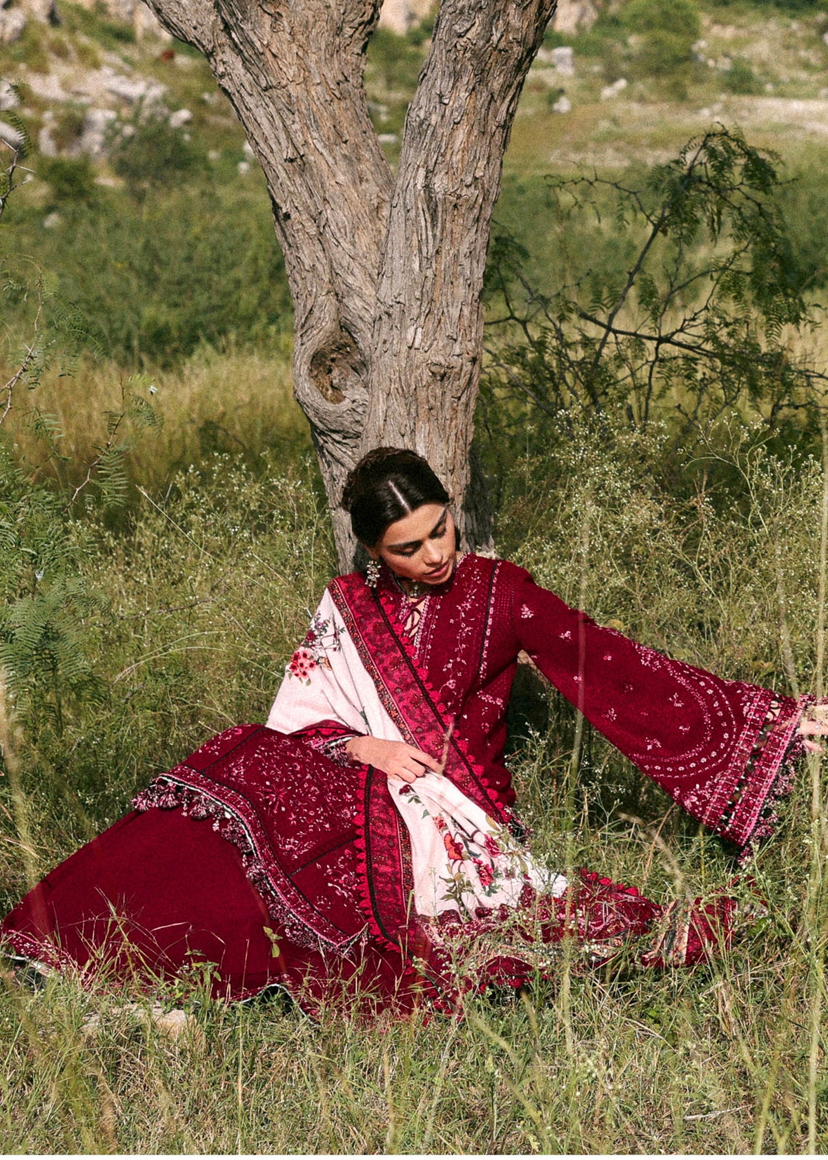 Hussain Rehar | Khaddar 25 | Mahrani by Hussain Rehar - Designer Dress - Type : Ladies Clothes - Available at Libayah - 100% Original 