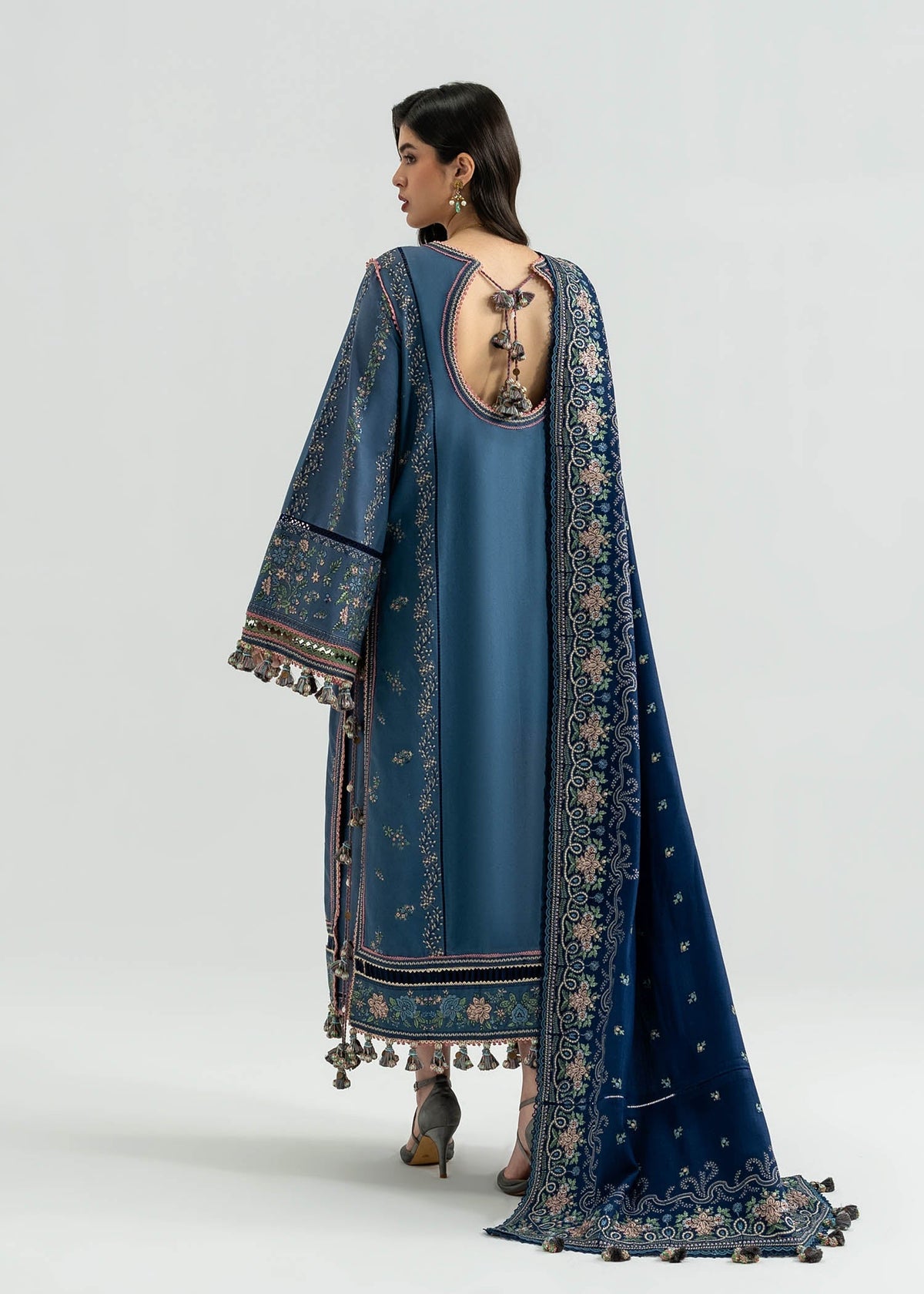 Hussain Rehar | Khaddar 25 | Saya by Hussain Rehar - Designer Dress - Type : Ladies Clothes - Available at Libayah - 100% Original 