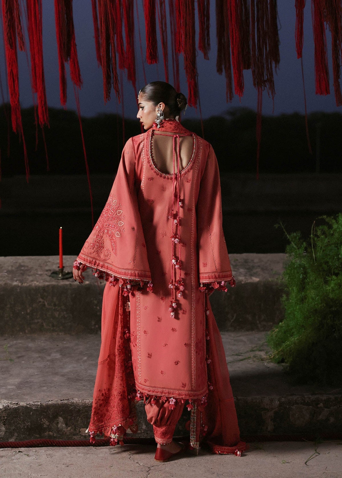 Amani – authentic Pakistani dress from the Hussain Rehar Karandi 25 collection for women in the UK.
