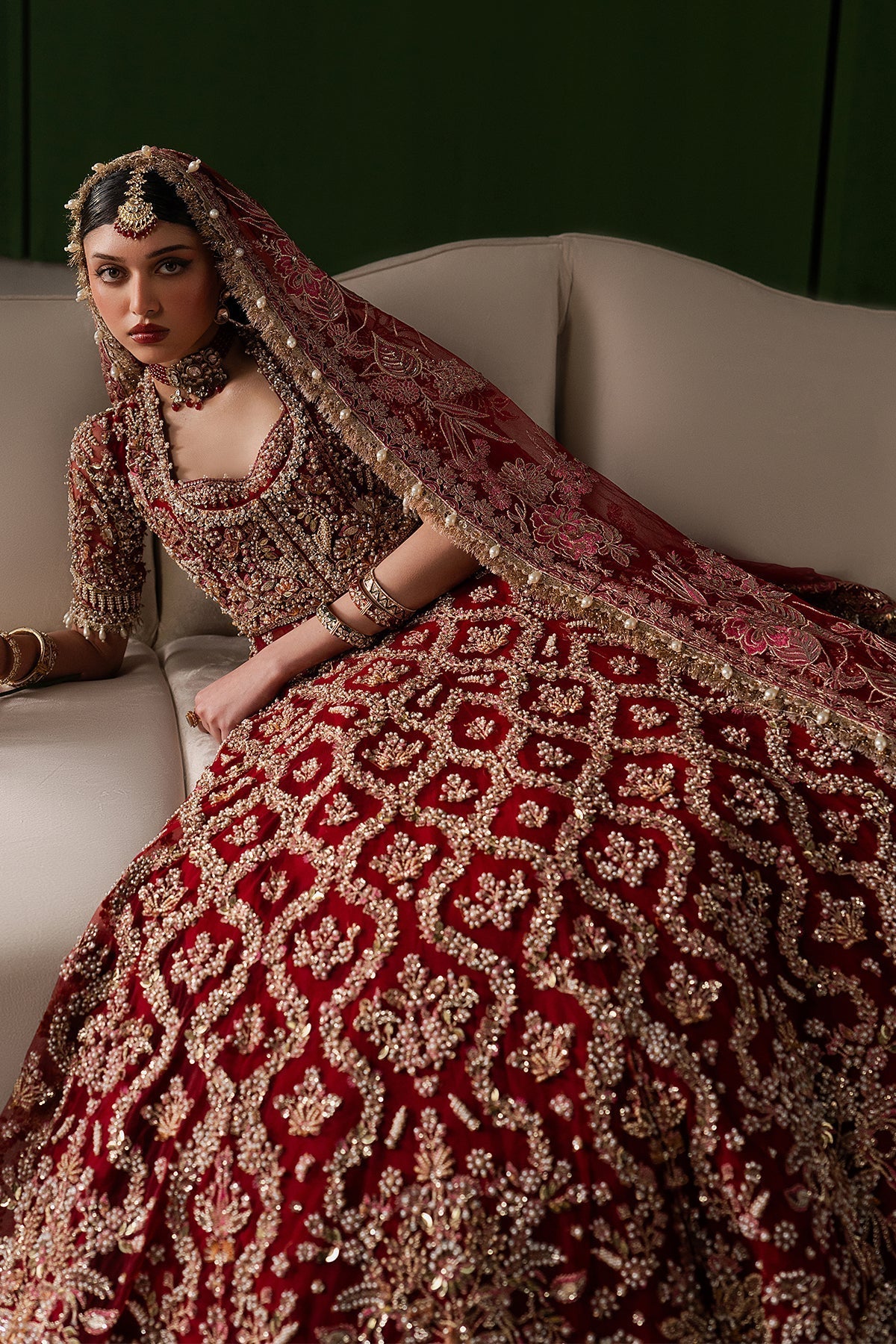 Afrozeh | The Brides 26 | Rosaline by Afrozeh - Designer Dress  - Type : Ladies Clothes - Available at Libayah - 100% Original 