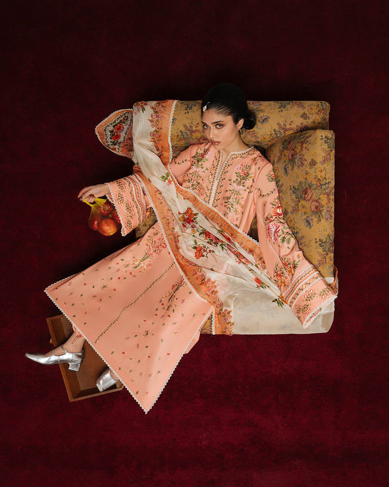 Jugnu | The Reserved View SS Edit | Zerah by Jugnu - Designer Dress  - Type : Ladies Clothes - Available at Libayah - 100% Original 