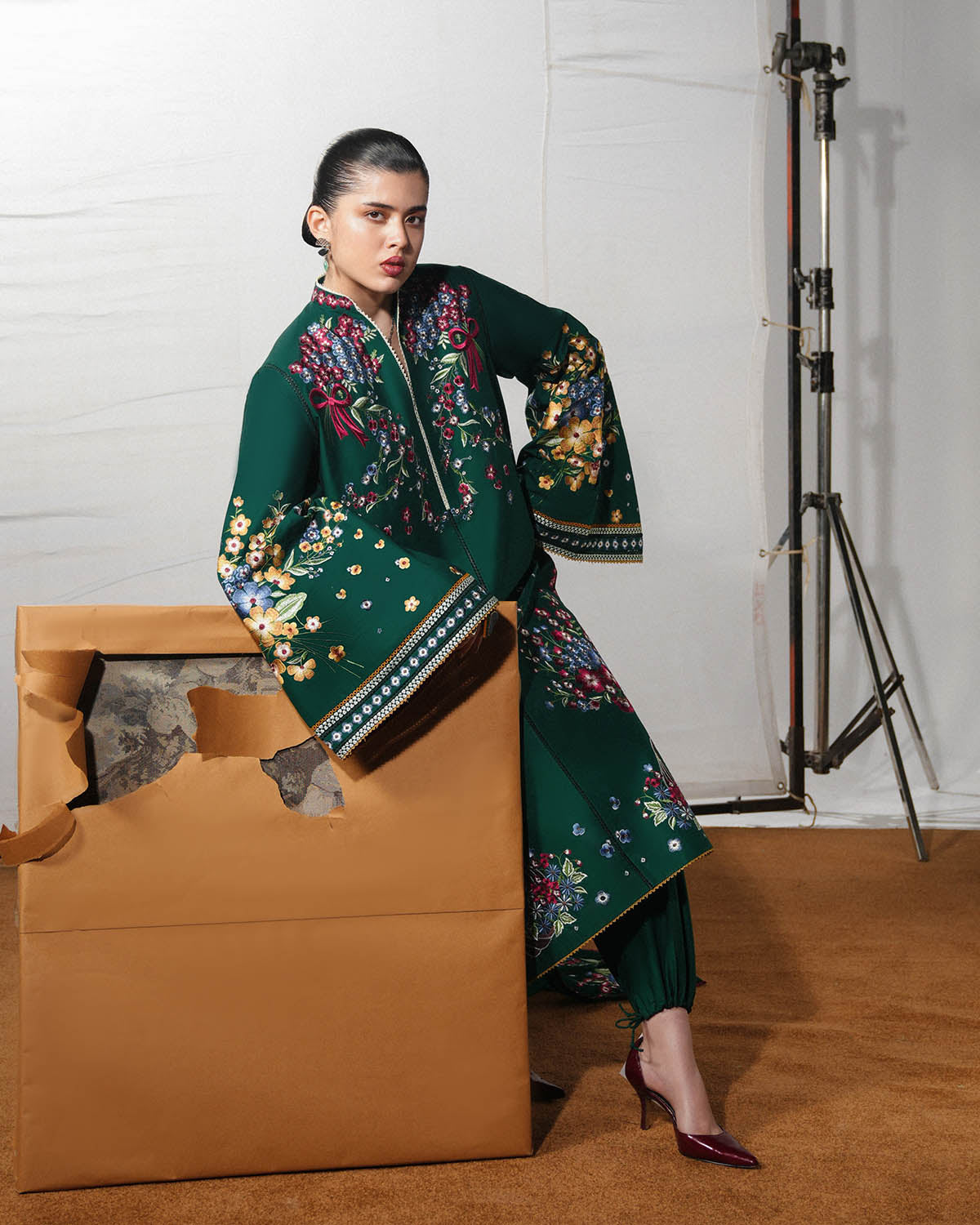 Jugnu Lahore | The Reserved View SS Edit | Bezan by Jugnu - Designer Dress  - Type : Ladies Clothes - Available at Libayah - 100% Original 