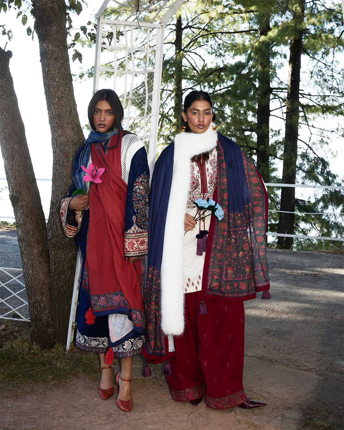 Jugnu | Winter Edit 24 | ROUGE by Jugnu - Designer Dress - Type: Ladies Clothes - Available at Libayah - 100% Original