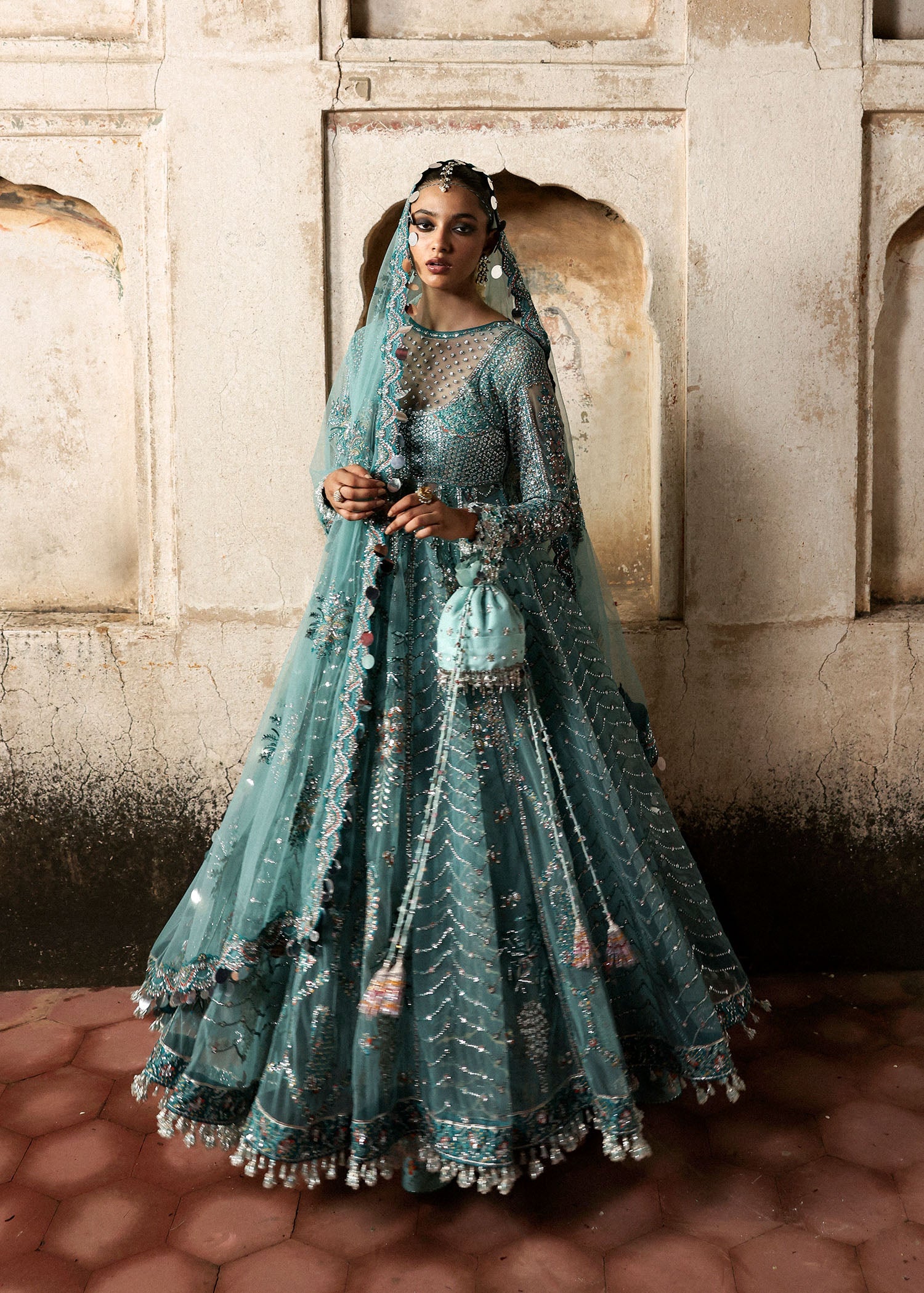 Hussain Rehar | Mussarat Festive 25 | Nagma by Hussain Rehar - Designer Dress  - Type : Ladies Clothes - Available at Libayah - 100% Original 