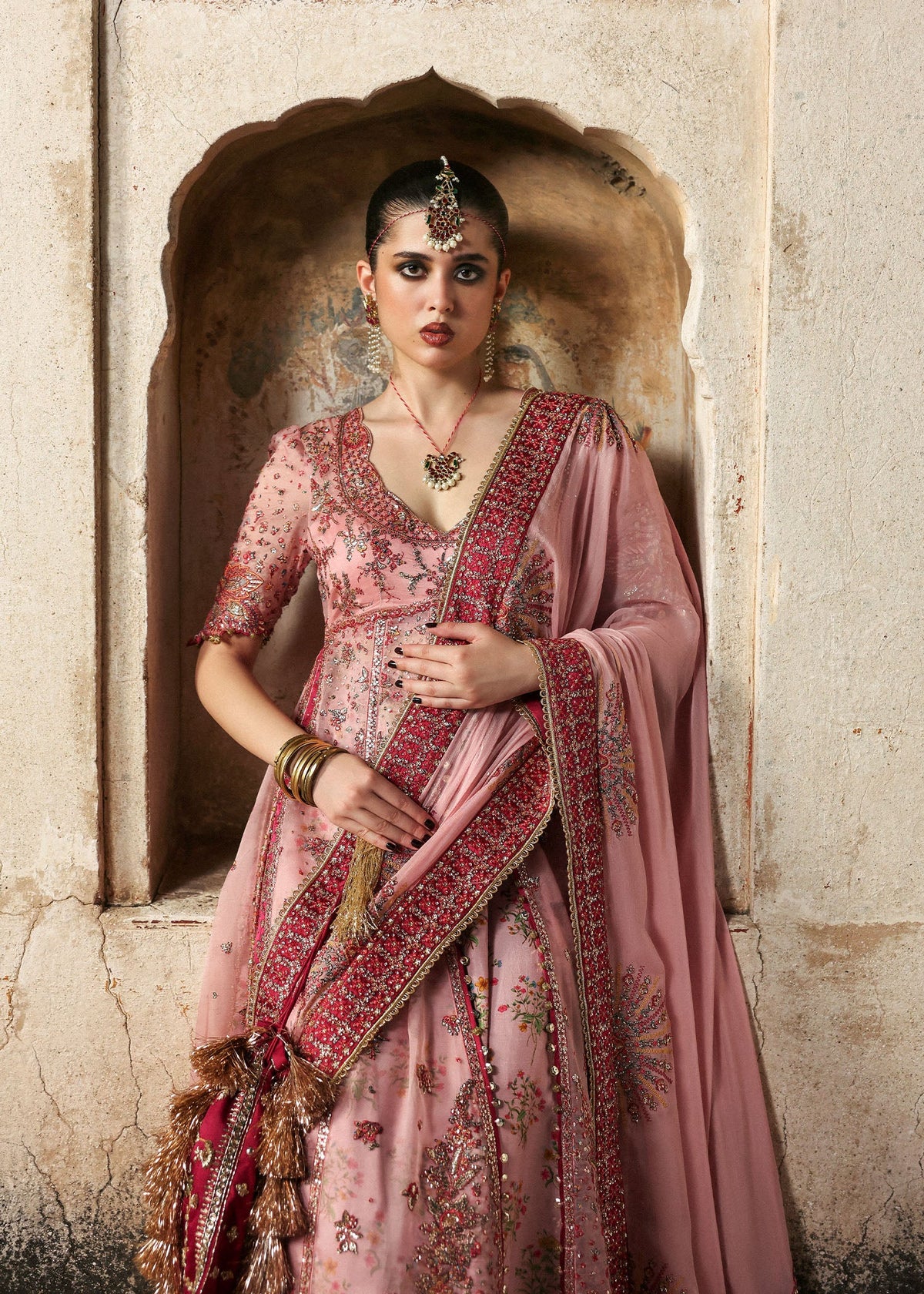 Hussain Rehar | Mussarat Festive 25 | Roshanara by Hussain Rehar - Designer Dress  - Type : Ladies Clothes - Available at Libayah - 100% Original 