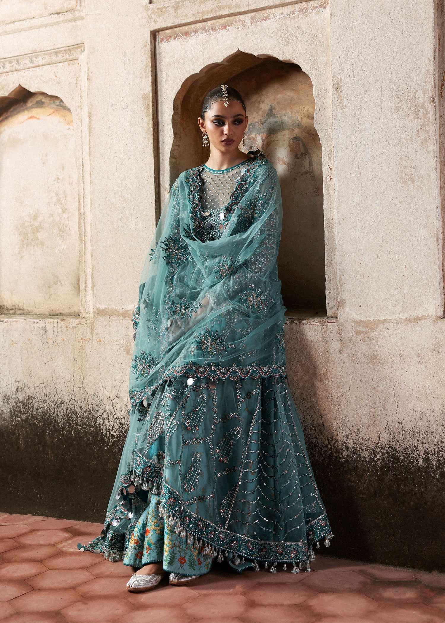 Hussain Rehar | Mussarat Festive 25 | Nagma by Hussain Rehar - Designer Dress  - Type : Ladies Clothes - Available at Libayah - 100% Original 