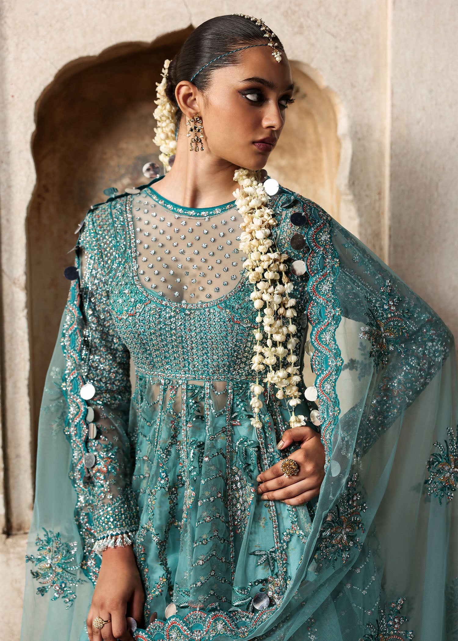 Hussain Rehar | Mussarat Festive 25 | Nagma by Hussain Rehar - Designer Dress  - Type : Ladies Clothes - Available at Libayah - 100% Original 
