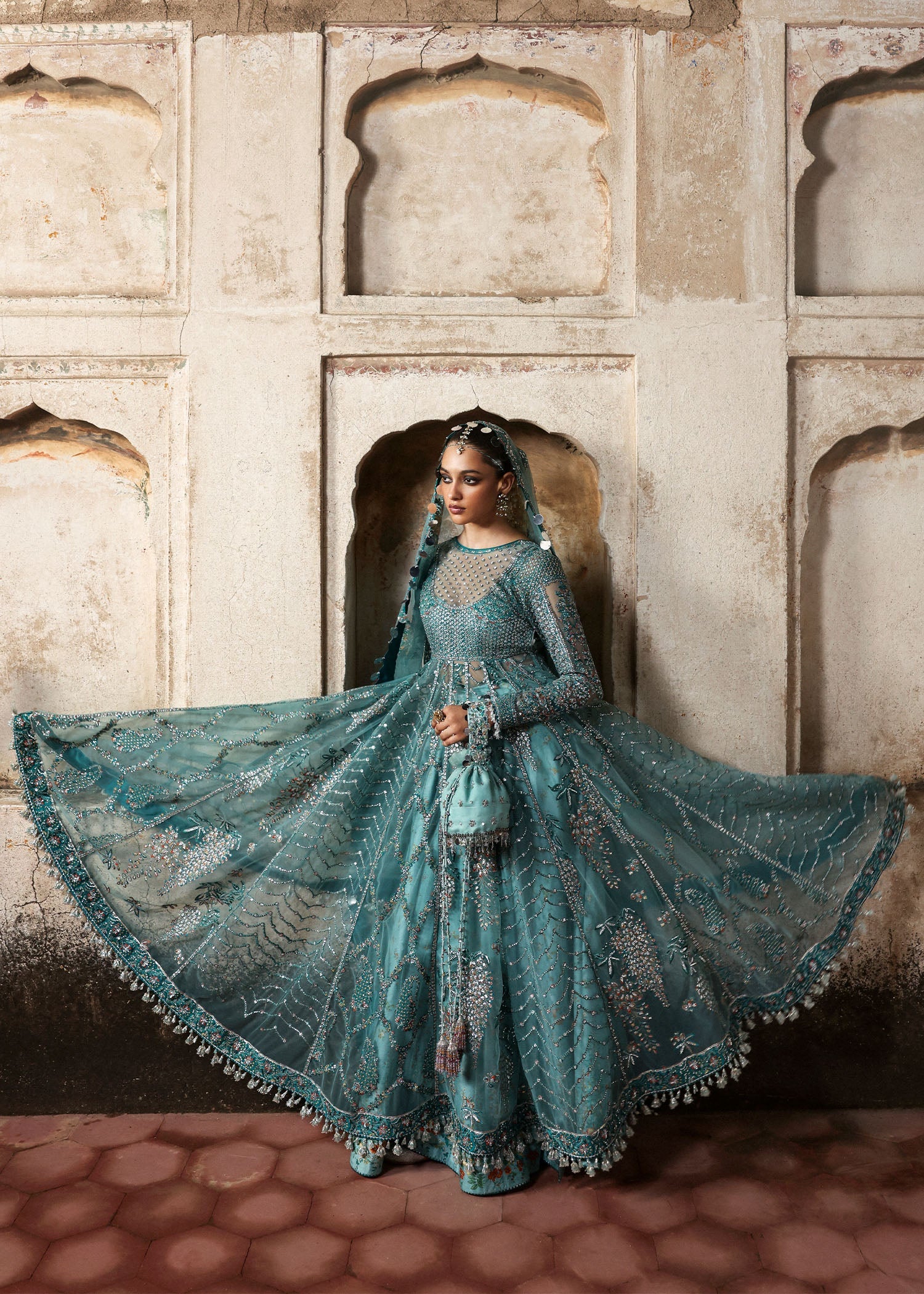 Hussain Rehar | Mussarat Festive 25 | Nagma by Hussain Rehar - Designer Dress  - Type : Ladies Clothes - Available at Libayah - 100% Original 