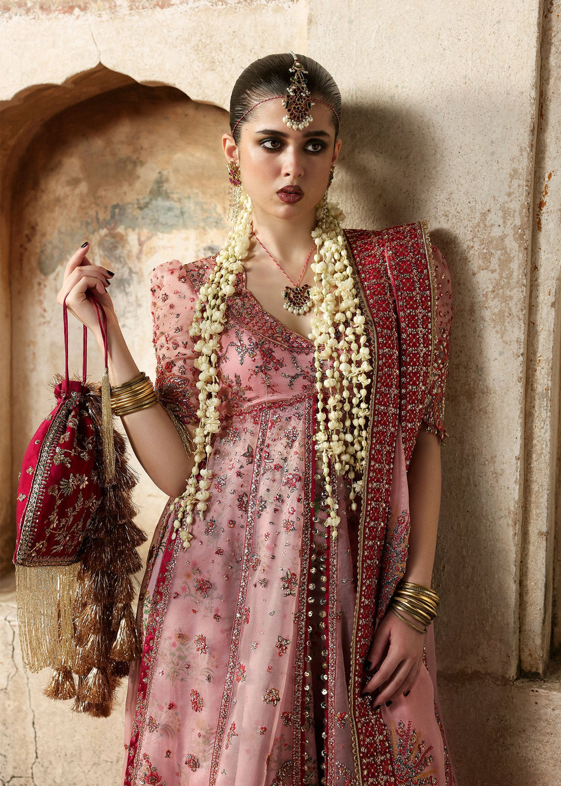 Hussain Rehar | Mussarat Festive 25 | Roshanara by Hussain Rehar - Designer Dress  - Type : Ladies Clothes - Available at Libayah - 100% Original 