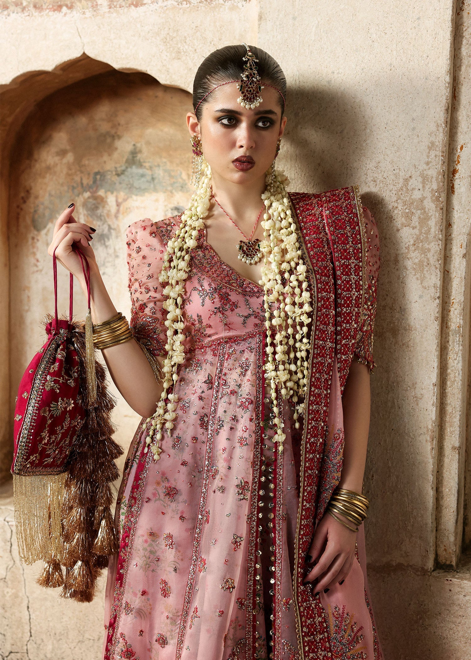 Hussain Rehar | Mussarat Festive 25 | Roshanara by Hussain Rehar - Designer Dress  - Type : Ladies Clothes - Available at Libayah - 100% Original 