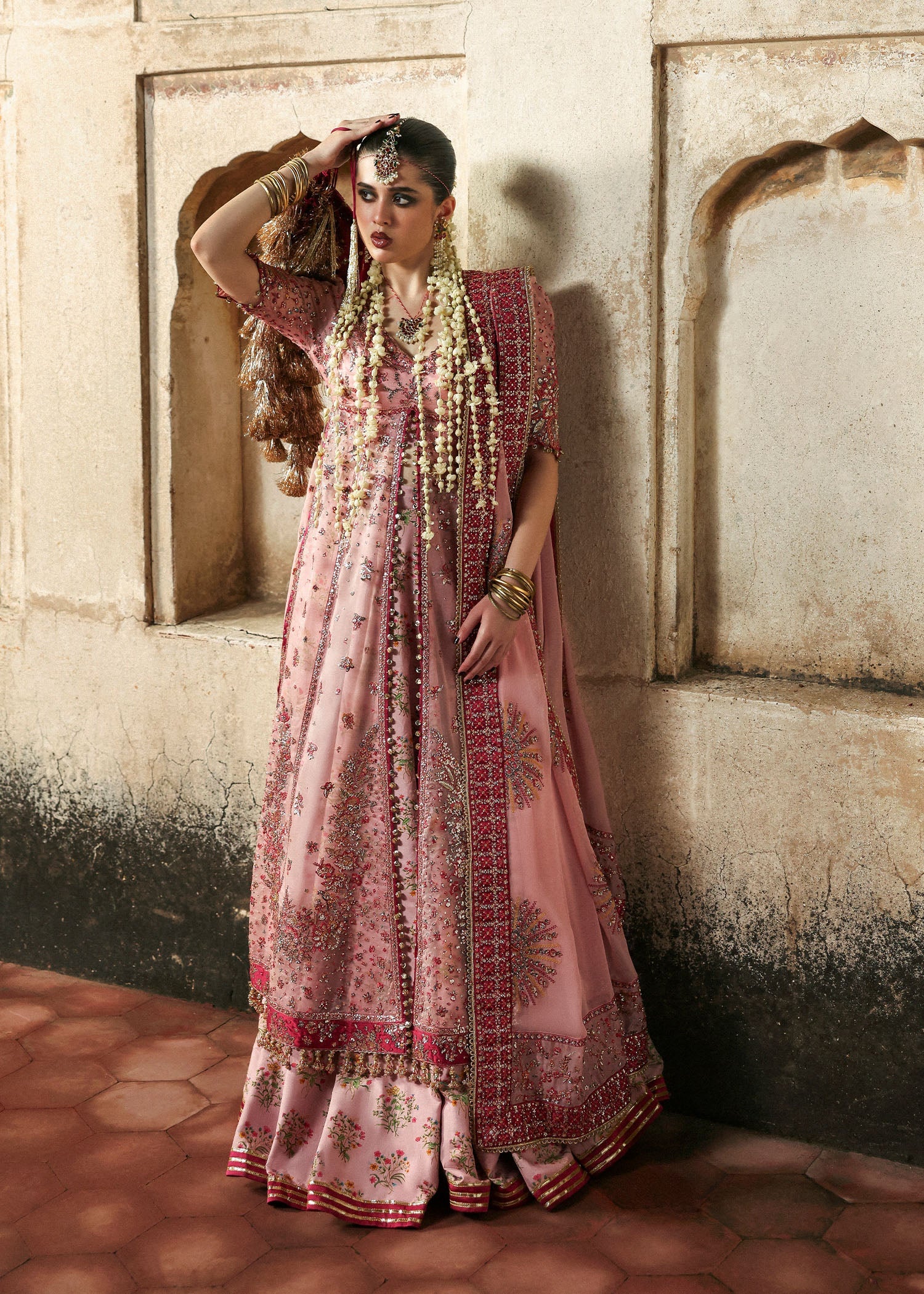 Hussain Rehar | Mussarat Festive 25 | Roshanara by Hussain Rehar - Designer Dress  - Type : Ladies Clothes - Available at Libayah - 100% Original 