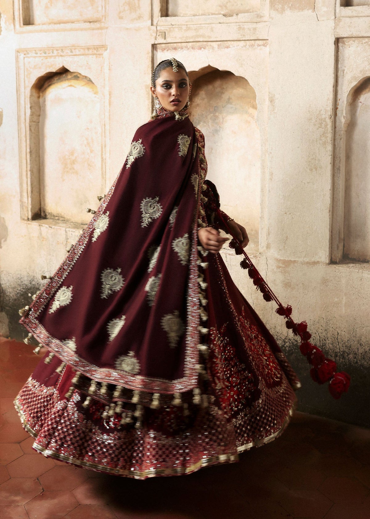 Hussain Rehar | Mussarat Festive 25 | Gulnar by Hussain Rehar - Designer Dress  - Type : Ladies Clothes - Available at Libayah - 100% Original 