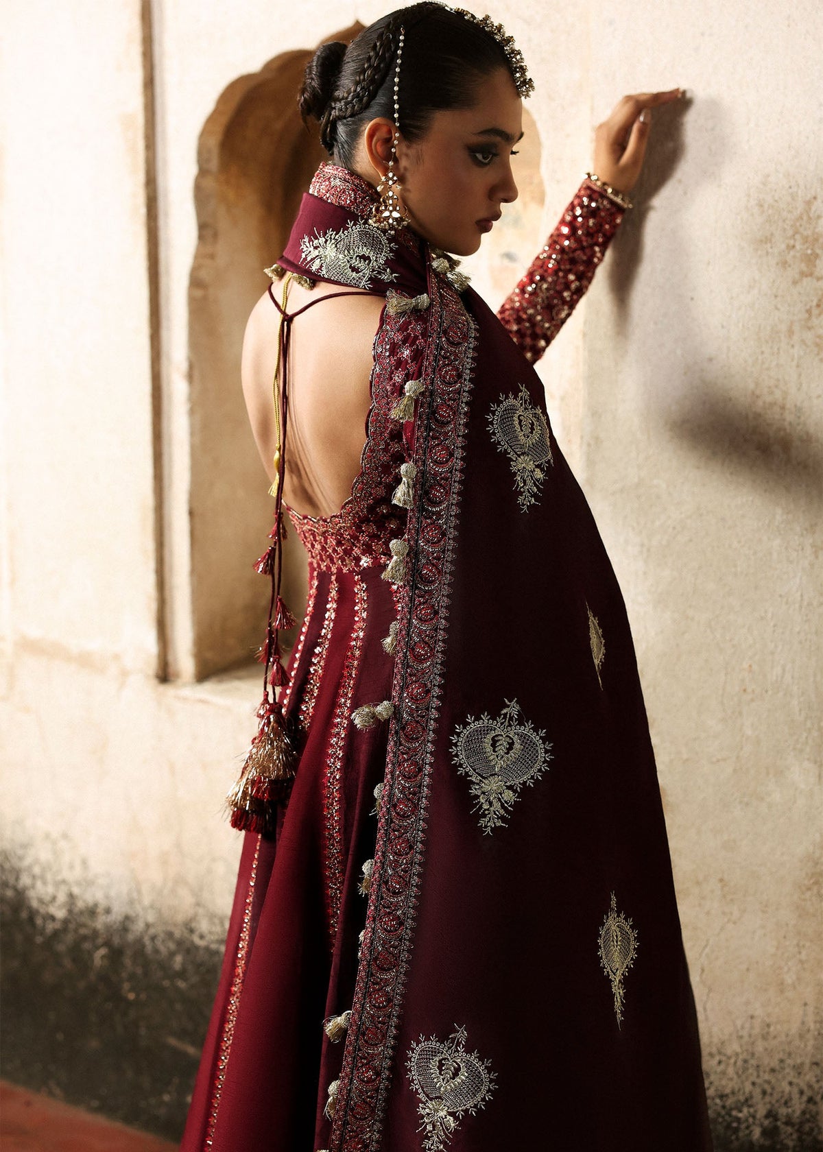 Hussain Rehar | Mussarat Festive 25 | Gulnar by Hussain Rehar - Designer Dress  - Type : Ladies Clothes - Available at Libayah - 100% Original 