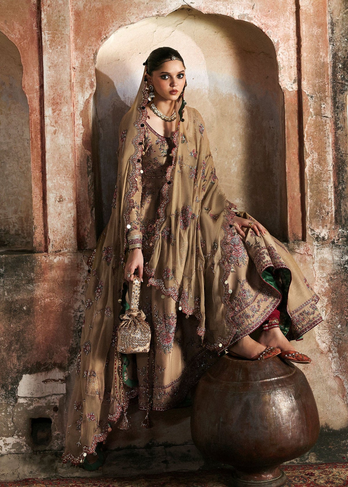 Hussain Rehar | Mussarat Festive 25 | Mahvash by Hussain Rehar - Designer Dress  - Type : Ladies Clothes - Available at Libayah - 100% Original 