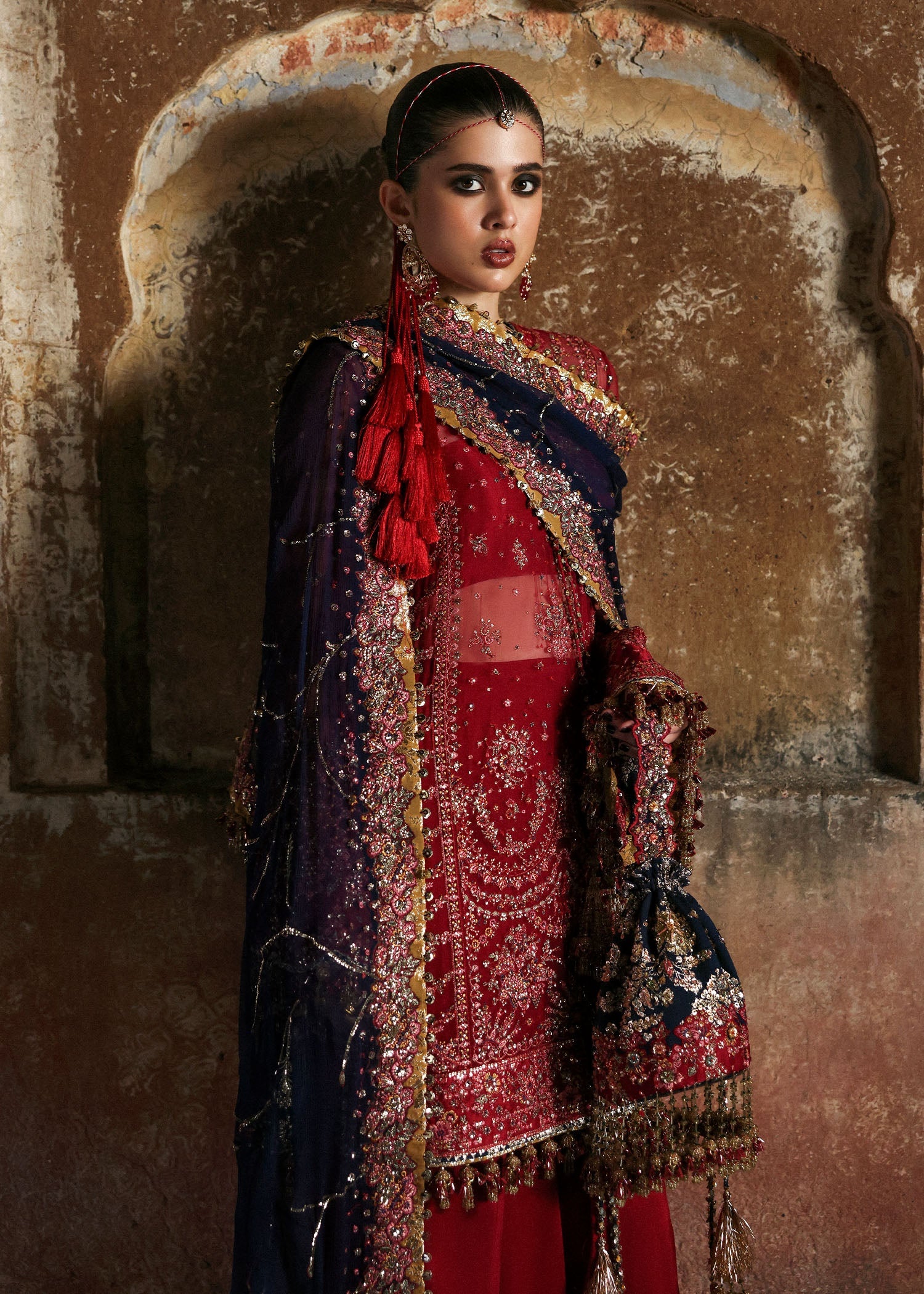 Hussain Rehar | Mussarat Festive 25 | Shahrbano by Hussain Rehar - Designer Dress  - Type : Ladies Clothes - Available at Libayah - 100% Original 