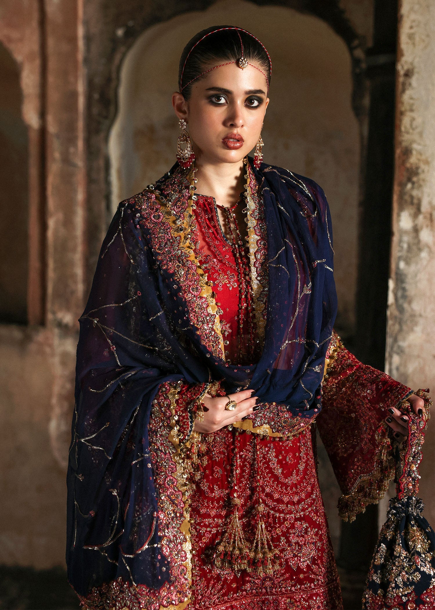 Hussain Rehar | Mussarat Festive 25 | Shahrbano by Hussain Rehar - Designer Dress  - Type : Ladies Clothes - Available at Libayah - 100% Original 
