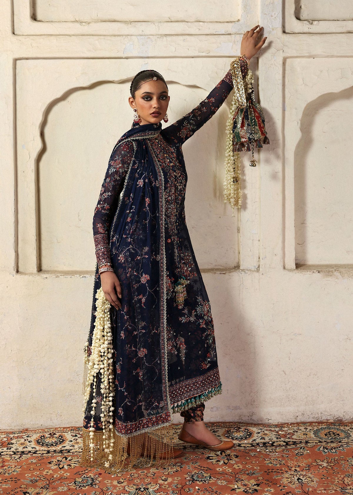 Hussain Rehar | Mussarat Festive 25 | Rabab by Hussain Rehar - Designer Dress  - Type : Ladies Clothes - Available at Libayah - 100% Original 