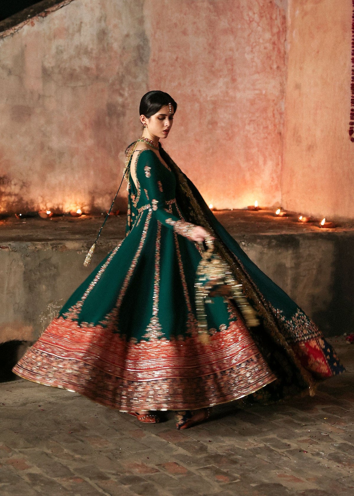 Hussain Rehar | Mussarat Festive 25 | Meherunissa by Hussain Rehar - Designer Dress  - Type : Ladies Clothes - Available at Libayah - 100% Original 