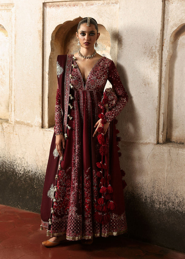 Hussain Rehar | Mussarat Festive 25 | Gulnar by Hussain Rehar - Designer Dress  - Type : Ladies Clothes - Available at Libayah - 100% Original 
