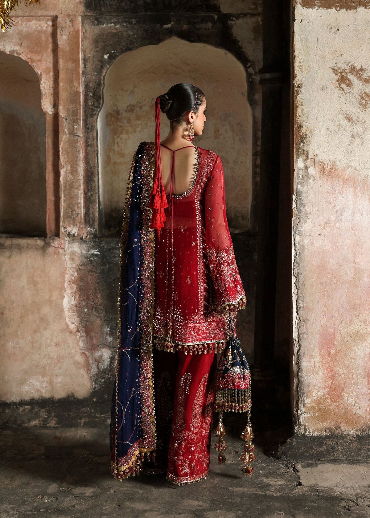 Hussain Rehar | Mussarat Festive 25 | Shahrbano by Hussain Rehar - Designer Dress  - Type : Ladies Clothes - Available at Libayah - 100% Original 