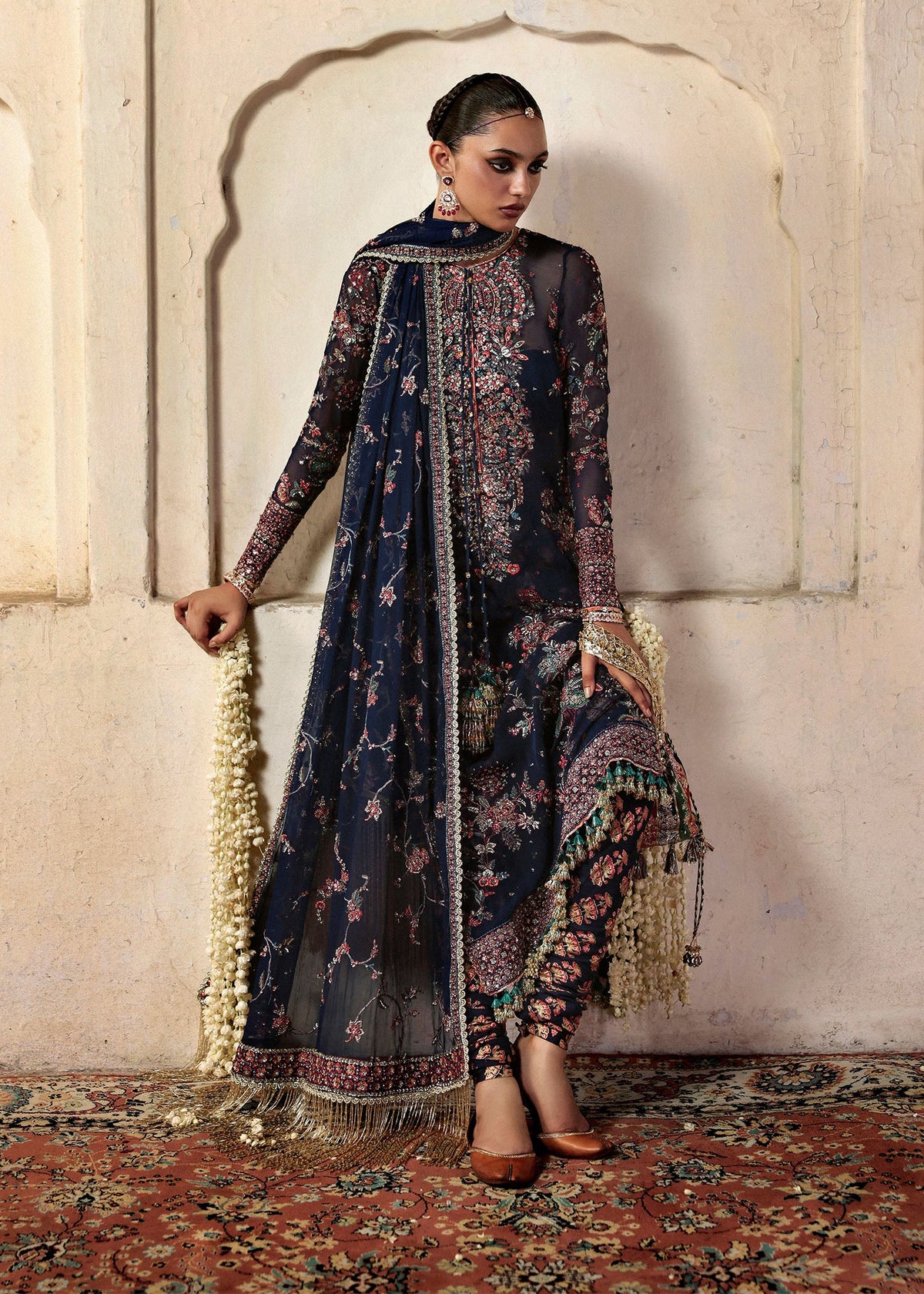 Hussain Rehar | Mussarat Festive 25 | Rabab by Hussain Rehar - Designer Dress  - Type : Ladies Clothes - Available at Libayah - 100% Original 