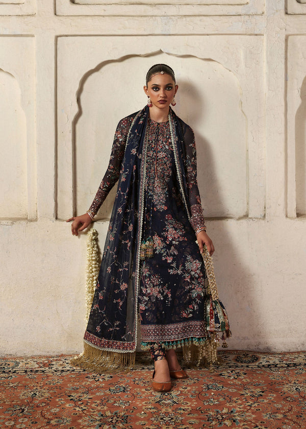 Hussain Rehar | Mussarat Festive 25 | Rabab by Hussain Rehar - Designer Dress  - Type : Ladies Clothes - Available at Libayah - 100% Original 