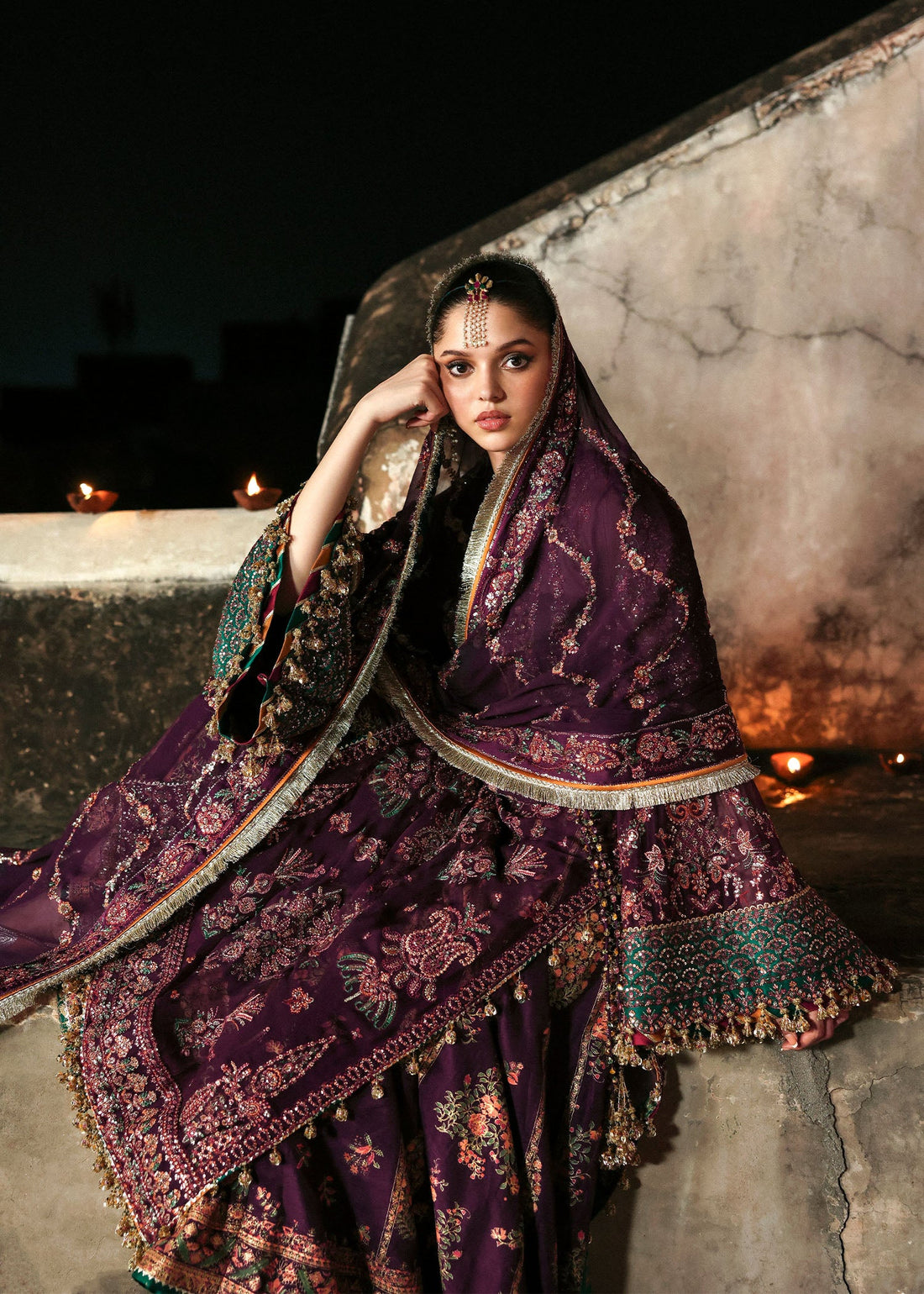 Hussain Rehar | Mussarat Festive 25 | Ghazal by Hussain Rehar - Designer Dress  - Type : Ladies Clothes - Available at Libayah - 100% Original 