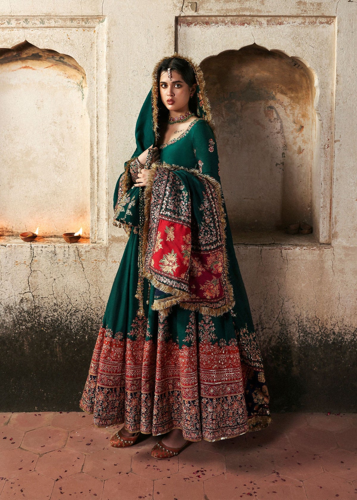 Hussain Rehar | Mussarat Festive 25 | Meherunissa by Hussain Rehar - Designer Dress  - Type : Ladies Clothes - Available at Libayah - 100% Original 
