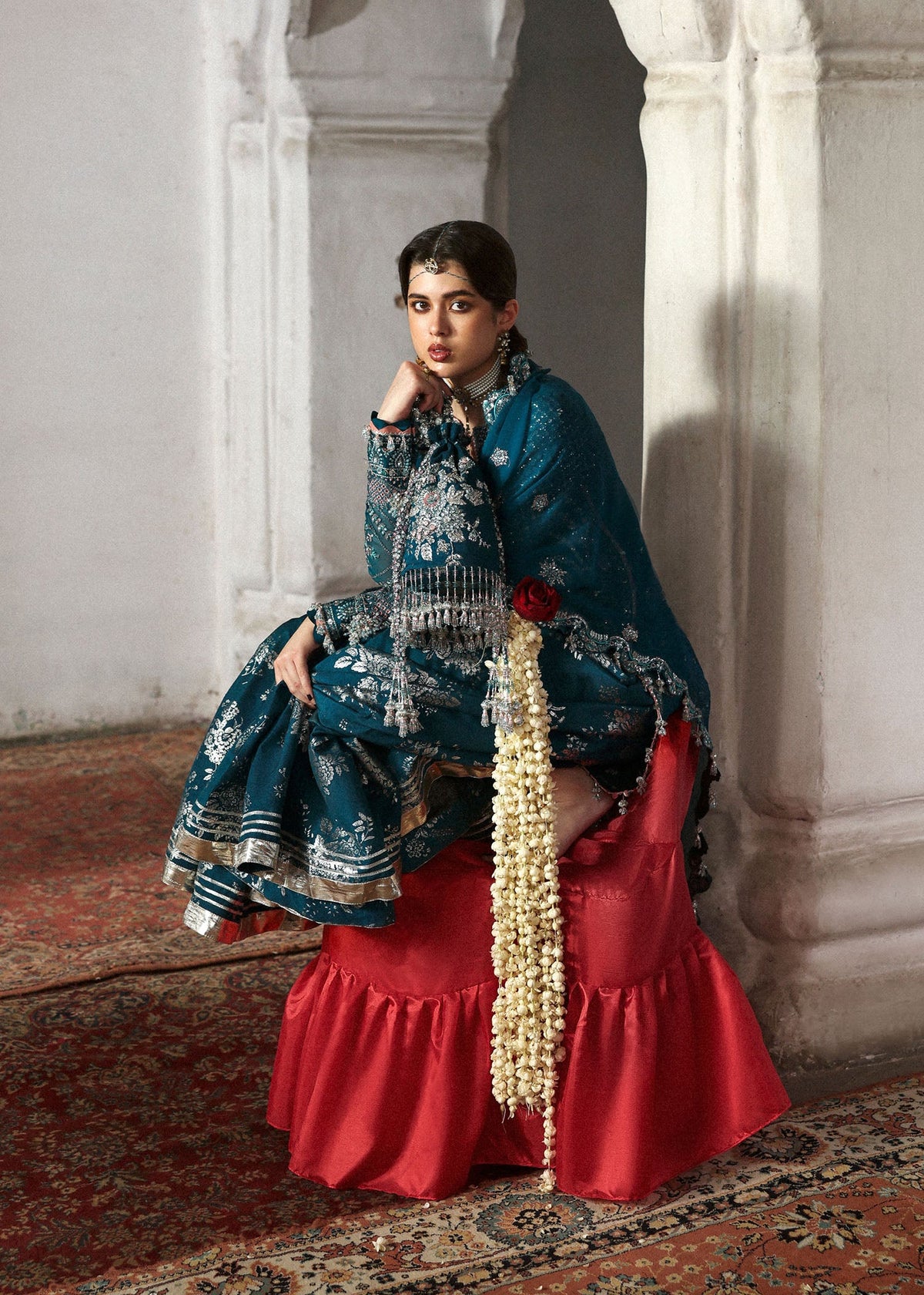 Hussain Rehar | Mussarat Festive 25 | Zebunisa by Hussain Rehar - Designer Dress  - Type : Ladies Clothes - Available at Libayah - 100% Original 