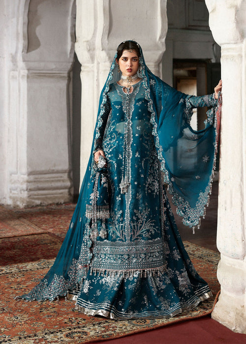 Hussain Rehar | Mussarat Festive 25 | Zebunisa by Hussain Rehar - Designer Dress  - Type : Ladies Clothes - Available at Libayah - 100% Original 