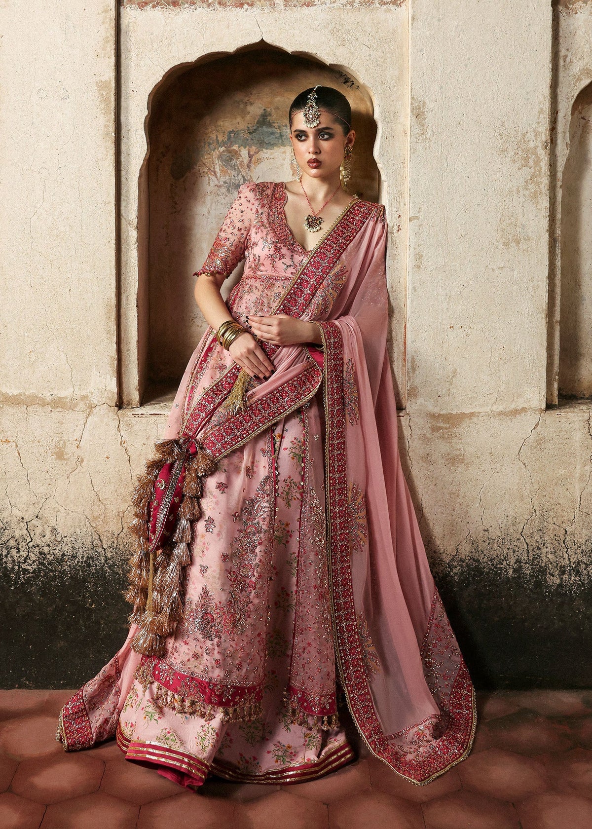 Hussain Rehar | Mussarat Festive 25 | Roshanara by Hussain Rehar - Designer Dress  - Type : Ladies Clothes - Available at Libayah - 100% Original 