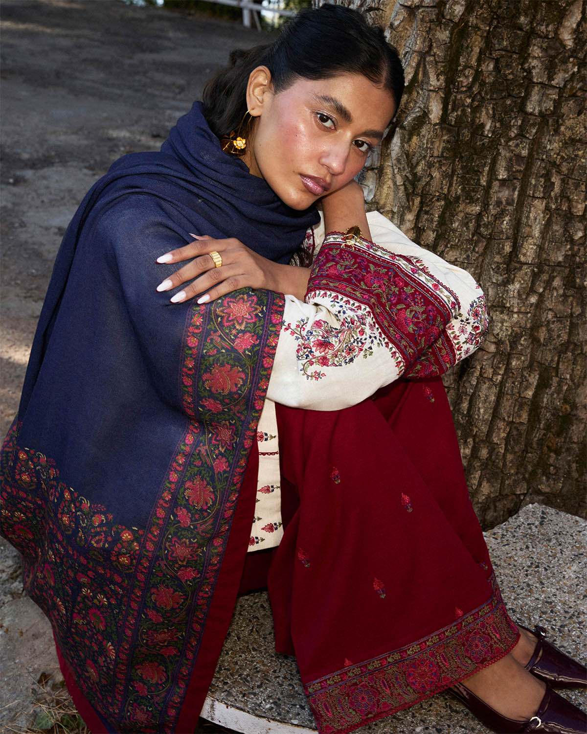 Jugnu | Winter Edit 24 | ROUGE by Jugnu - Designer Dress - Type: Ladies Clothes - Available at Libayah - 100% Original