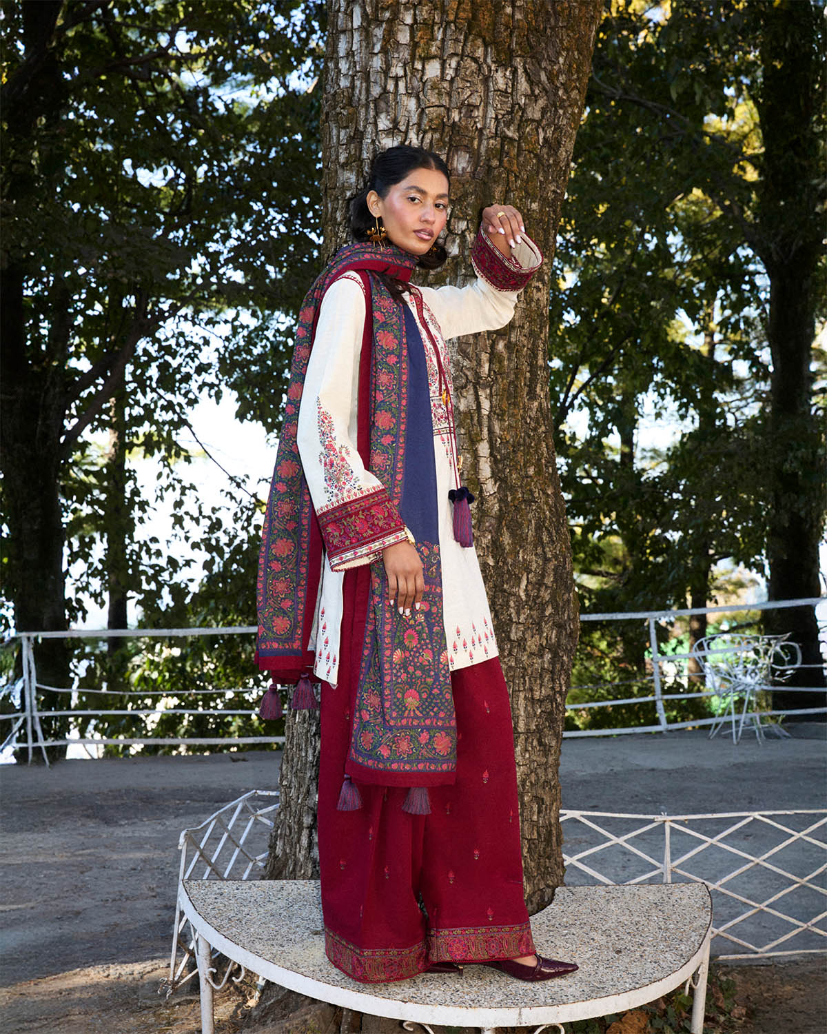 Jugnu | Winter Edit 24 | ROUGE by Jugnu - Designer Dress - Type: Ladies Clothes - Available at Libayah - 100% Original