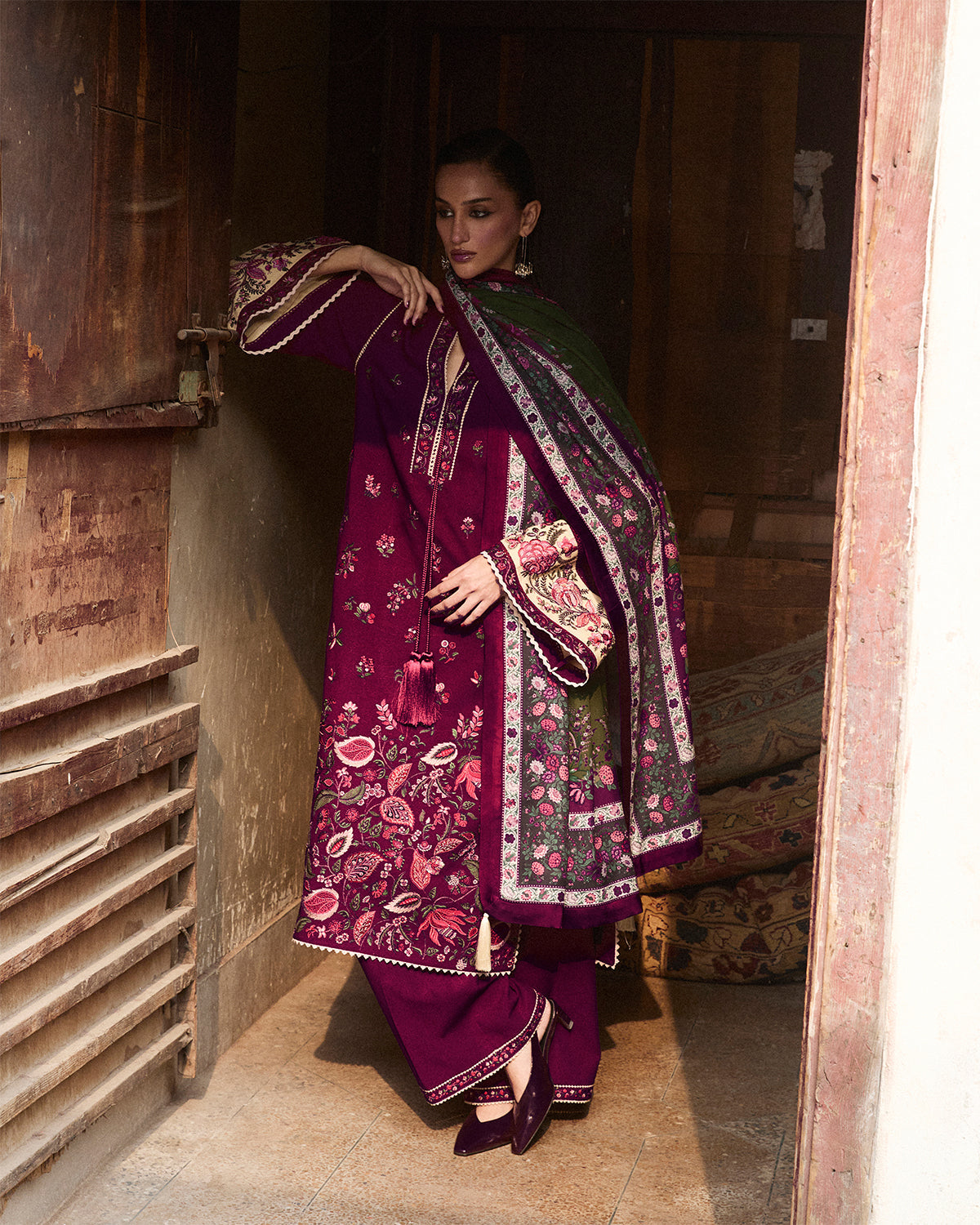 Jugnu | Karandi 25 | Tiran by Jugnu - Designer Dress  - Type : Ladies Clothes - Available at Libayah - 100% Original 