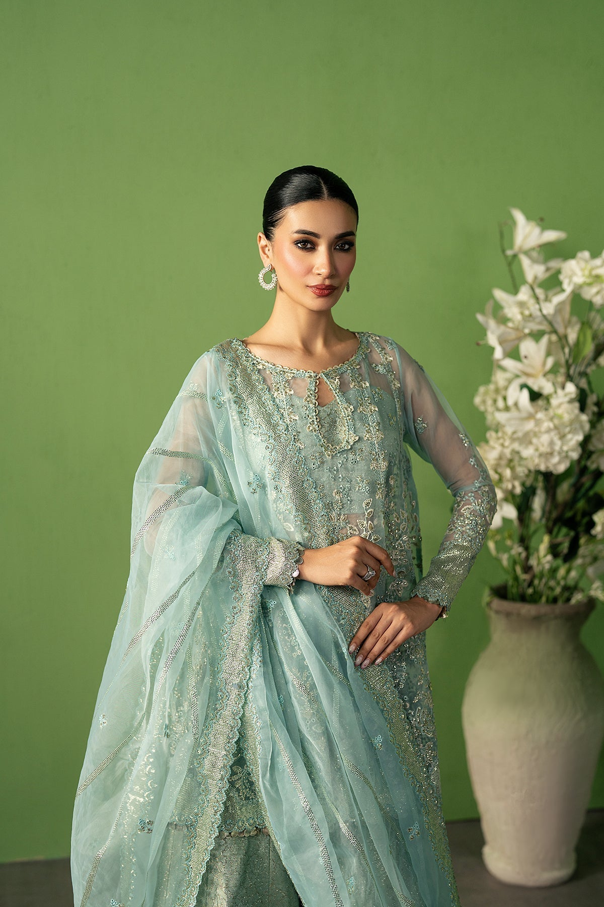 Ayzel | Pehli Nazar 25 | Zarbaaf by Ayzel - Designer Dress  - Type : Ladies Clothes - Available at Libayah - 100% Original 