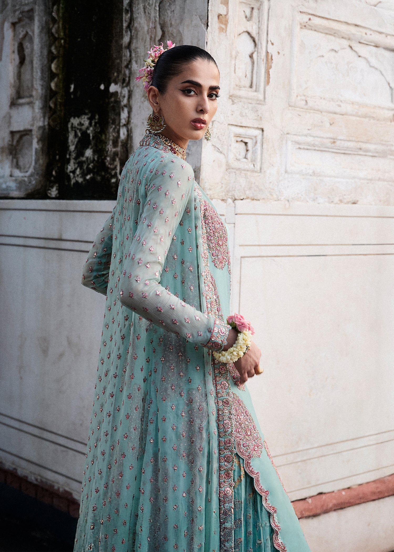 Hussain Rehar | Festive Pret'25 | Maklina by Hussain Rehar - Designer Dress  - Type : Luxury Pret - Available at Libayah - 100% Original 