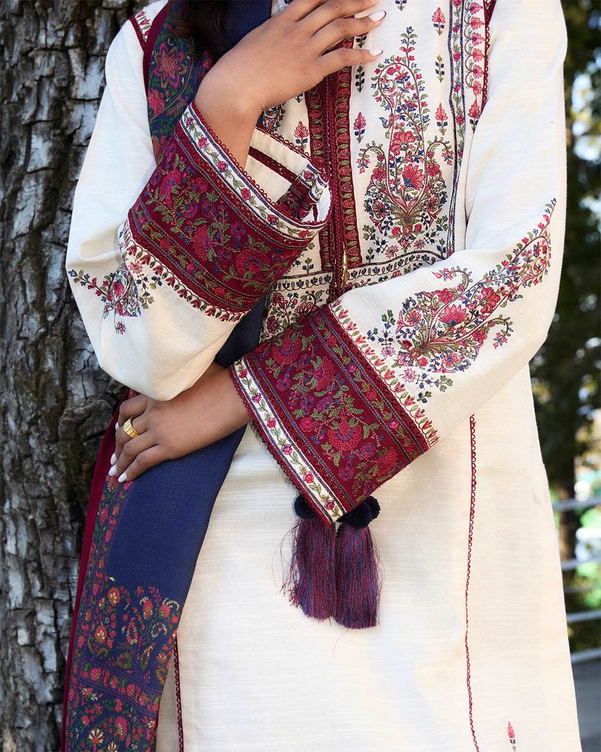 Jugnu | Winter Edit 24 | ROUGE by Jugnu - Designer Dress - Type: Ladies Clothes - Available at Libayah - 100% Original