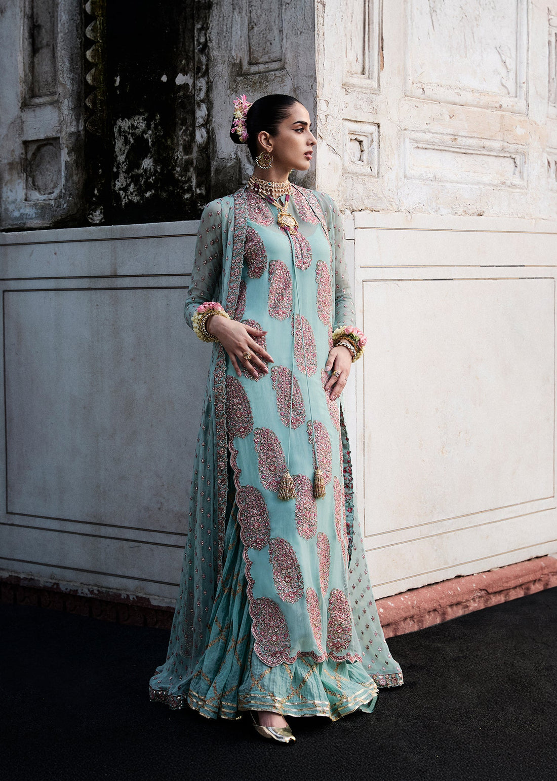 Hussain Rehar | Festive Pret'25 | Maklina by Hussain Rehar - Designer Dress  - Type : Luxury Pret - Available at Libayah - 100% Original 