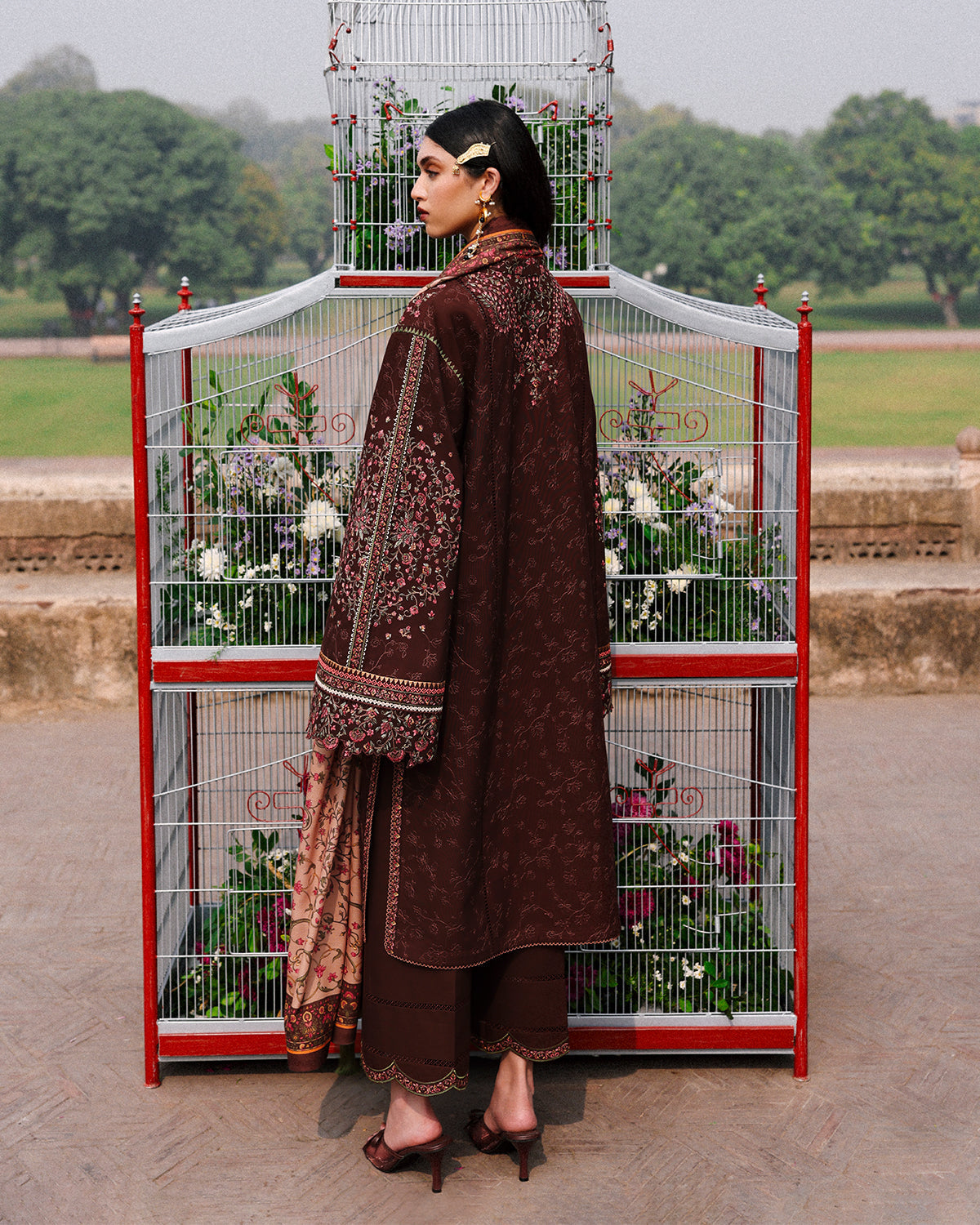 Jugnu | Khaddar 25 | Sena by Jugnu - Designer Dress - Type : Ladies Clothes - Available at Libayah - 100% Original 