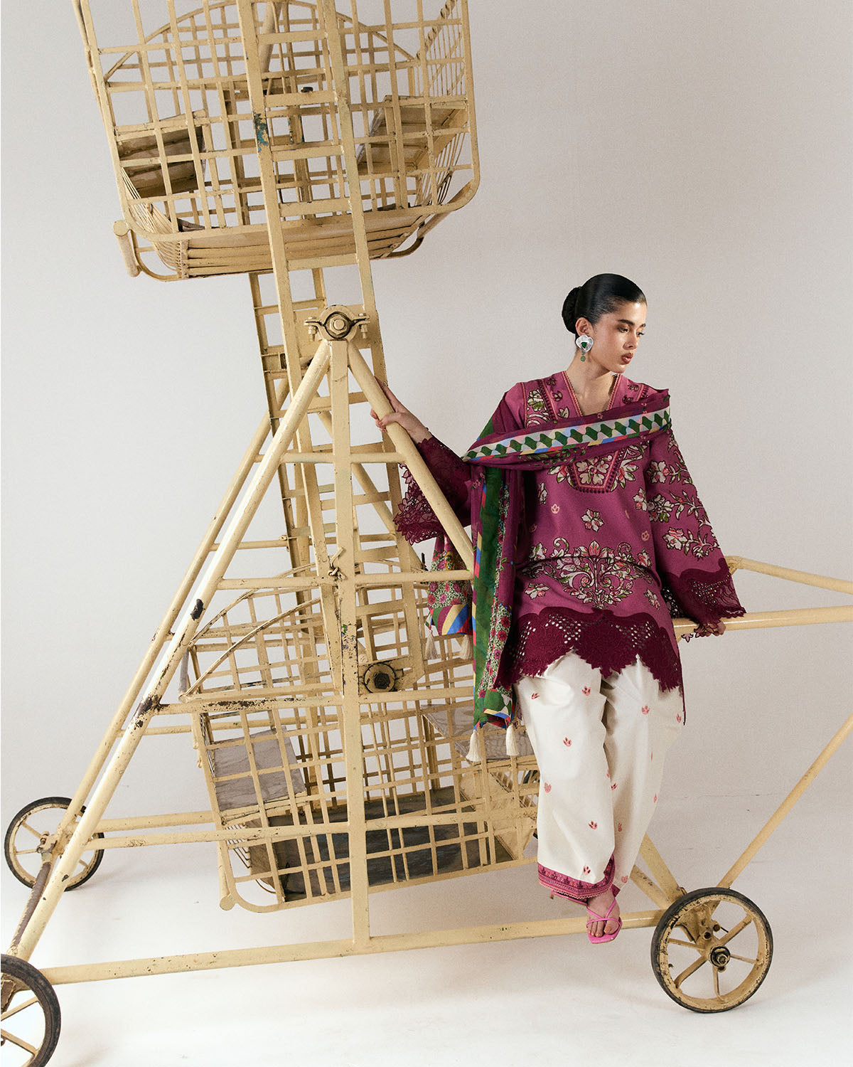 Jugnu | SS 26 Lawn | Yawi by Jugnu - Designer Dress  - Type : Ladies Clothes - Available at Libayah - 100% Original 
