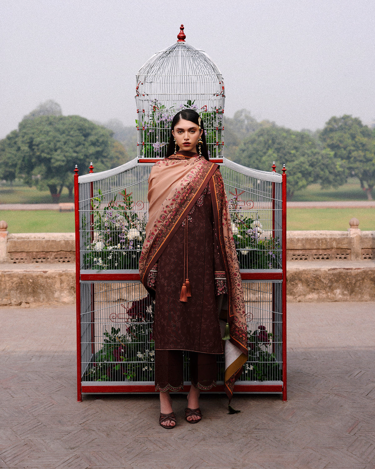 Jugnu | Khaddar 25 | Sena by Jugnu - Designer Dress - Type : Ladies Clothes - Available at Libayah - 100% Original 