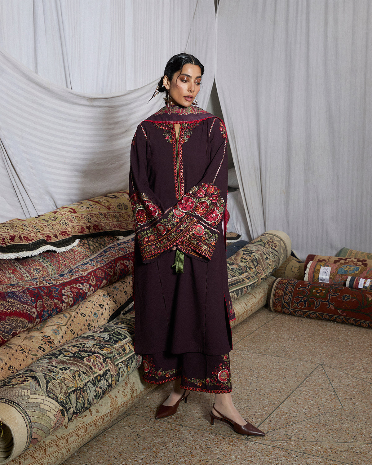 Jugnu | Karandi 25 | Bari by Jugnu - Designer Dress  - Type : Ladies Clothes - Available at Libayah - 100% Original 