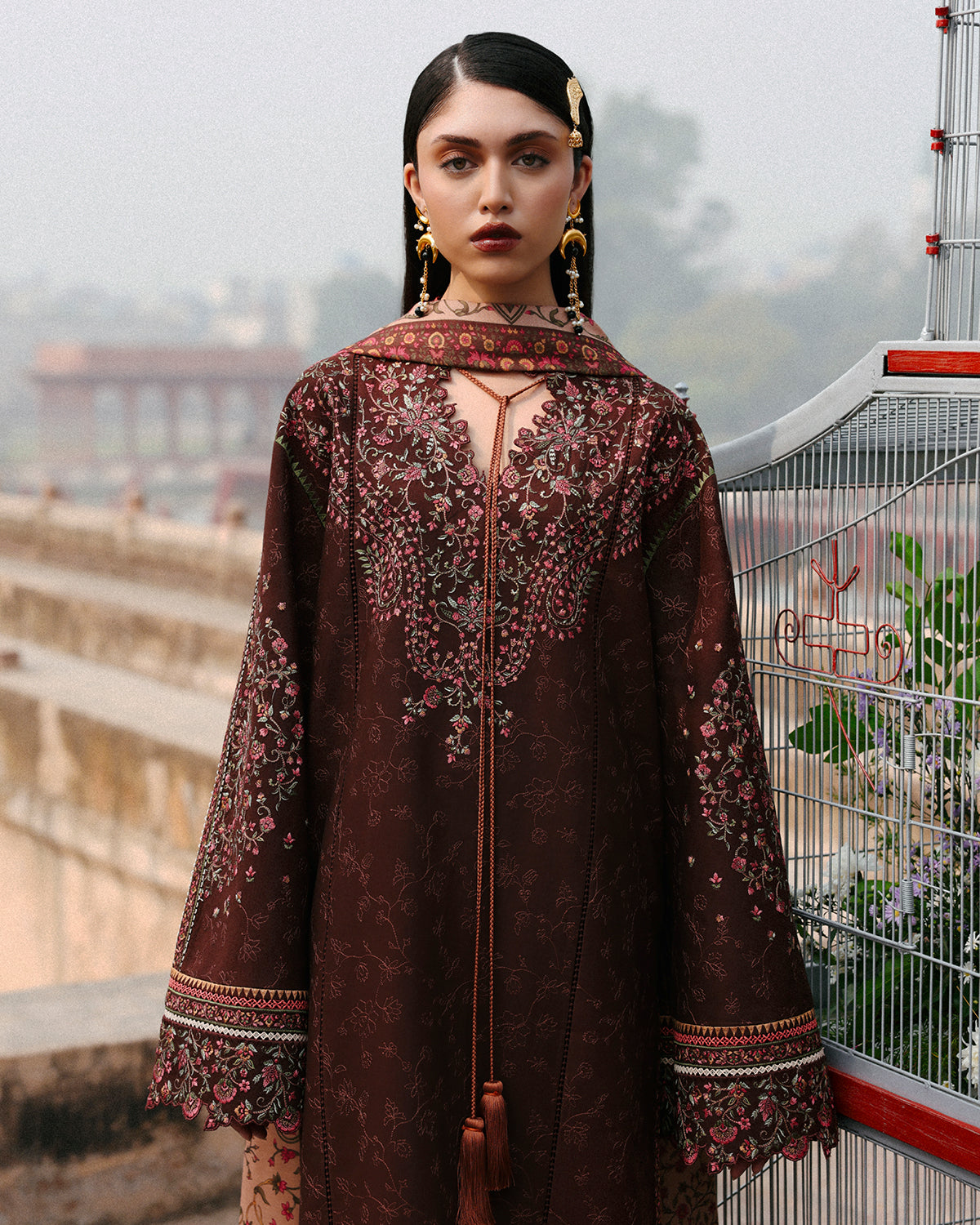 Jugnu | Khaddar 25 | Sena by Jugnu - Designer Dress - Type : Ladies Clothes - Available at Libayah - 100% Original 