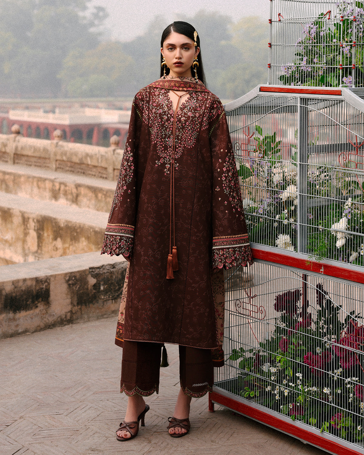 Jugnu | Khaddar 25 | Sena by Jugnu - Designer Dress - Type : Ladies Clothes - Available at Libayah - 100% Original 