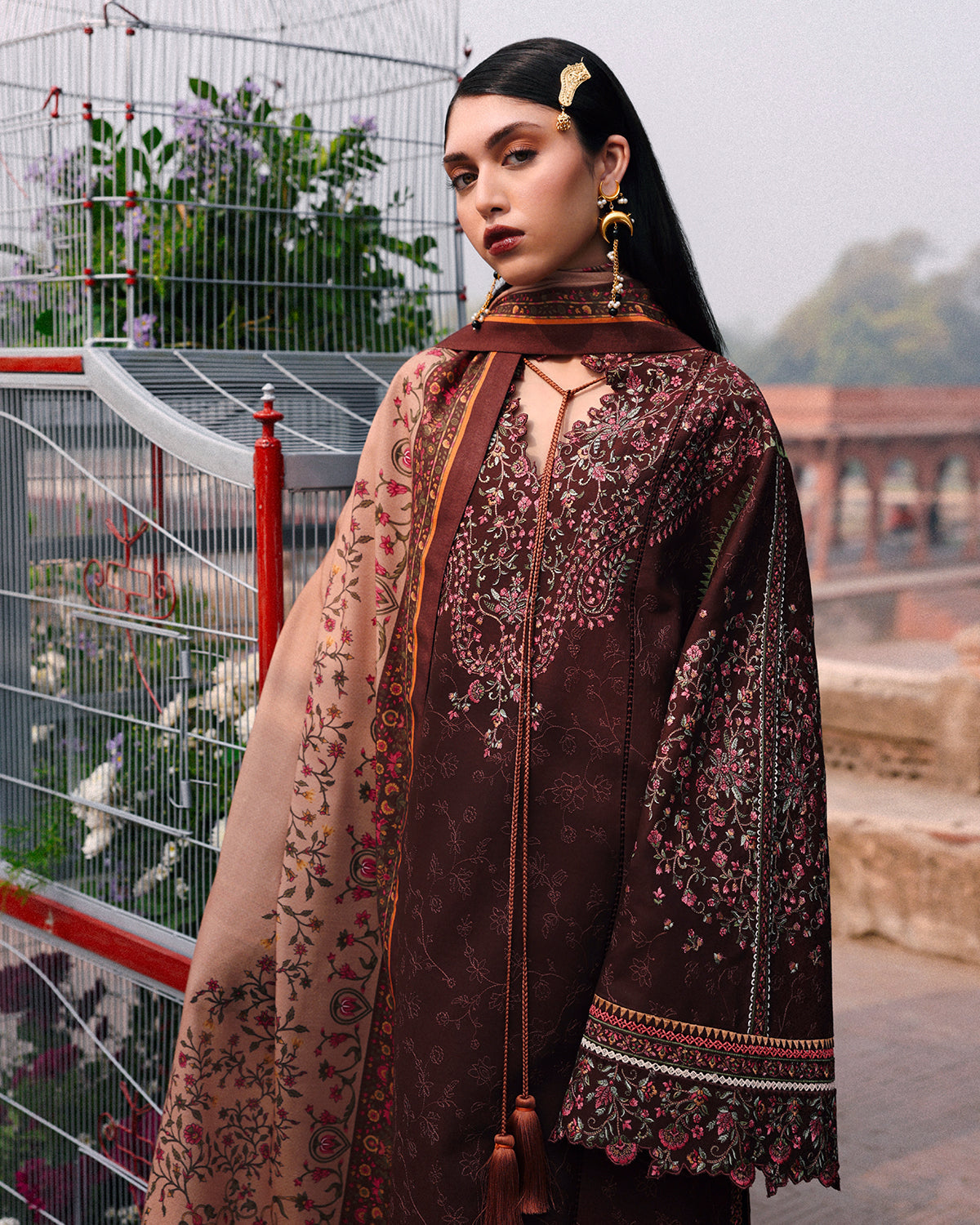 Jugnu | Khaddar 25 | Sena by Jugnu - Designer Dress - Type : Ladies Clothes - Available at Libayah - 100% Original 
