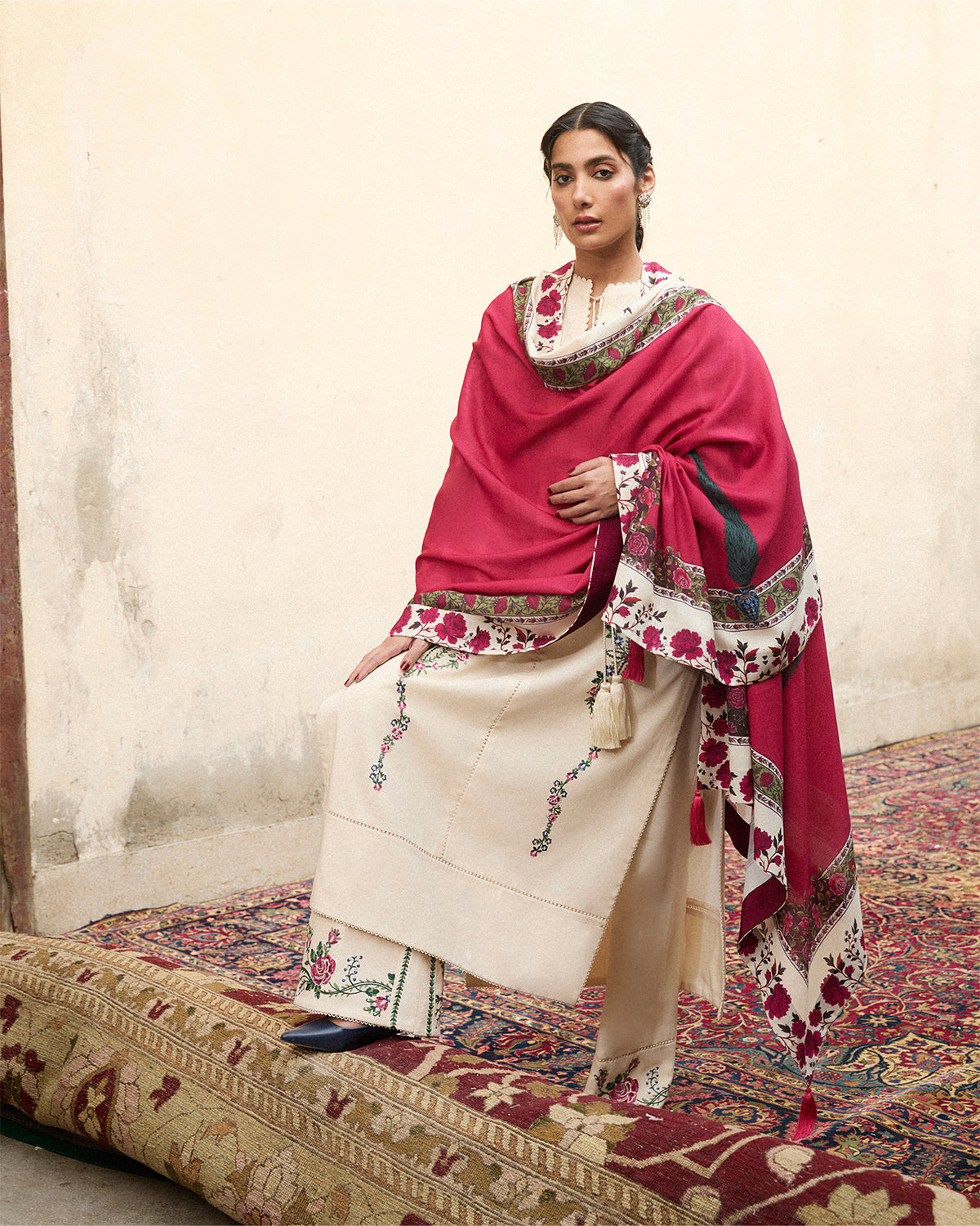 Jugnu | Karandi 25 | Zura by Jugnu - Designer Dress  - Type : Ladies Clothes - Available at Libayah - 100% Original 