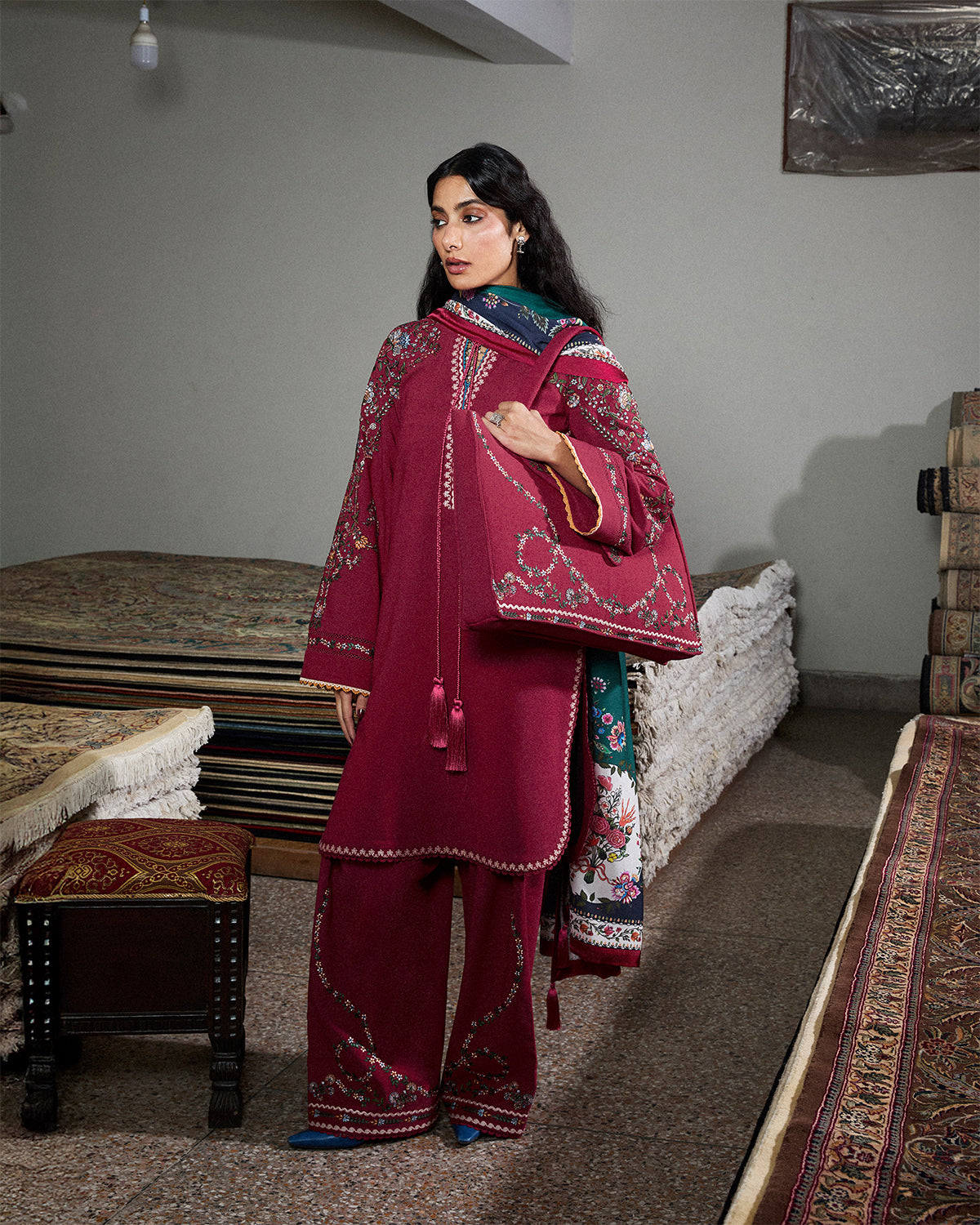 Jugnu | Karandi 25 | Hasti by Jugnu - Designer Dress  - Type : Ladies Clothes - Available at Libayah - 100% Original 