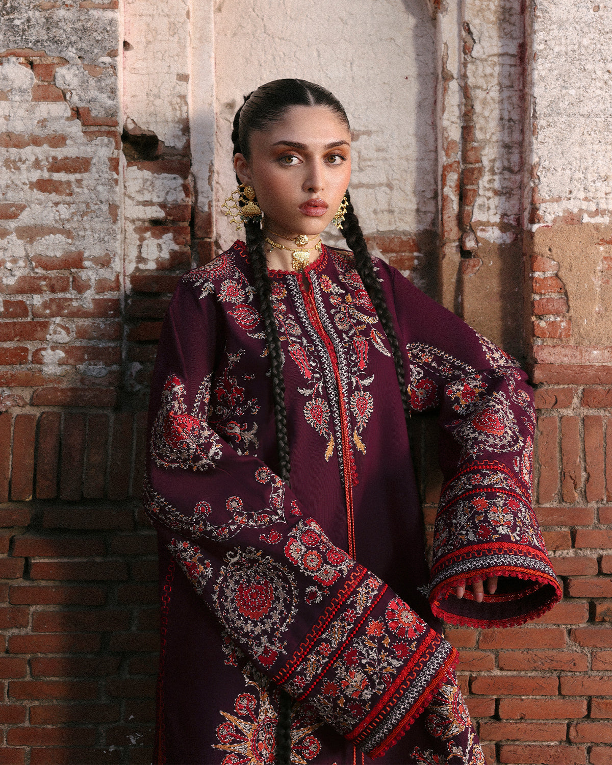 Jugnu | Khaddar 25 | Laleh by Jugnu - Designer Dress - Type : Ladies Clothes - Available at Libayah - 100% Original 